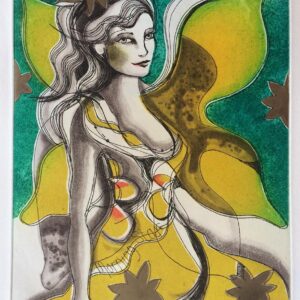 Morning star -aquatint